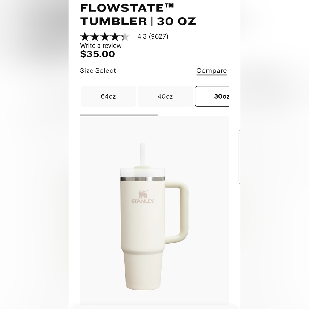 Stanley 30 oz Tumbler